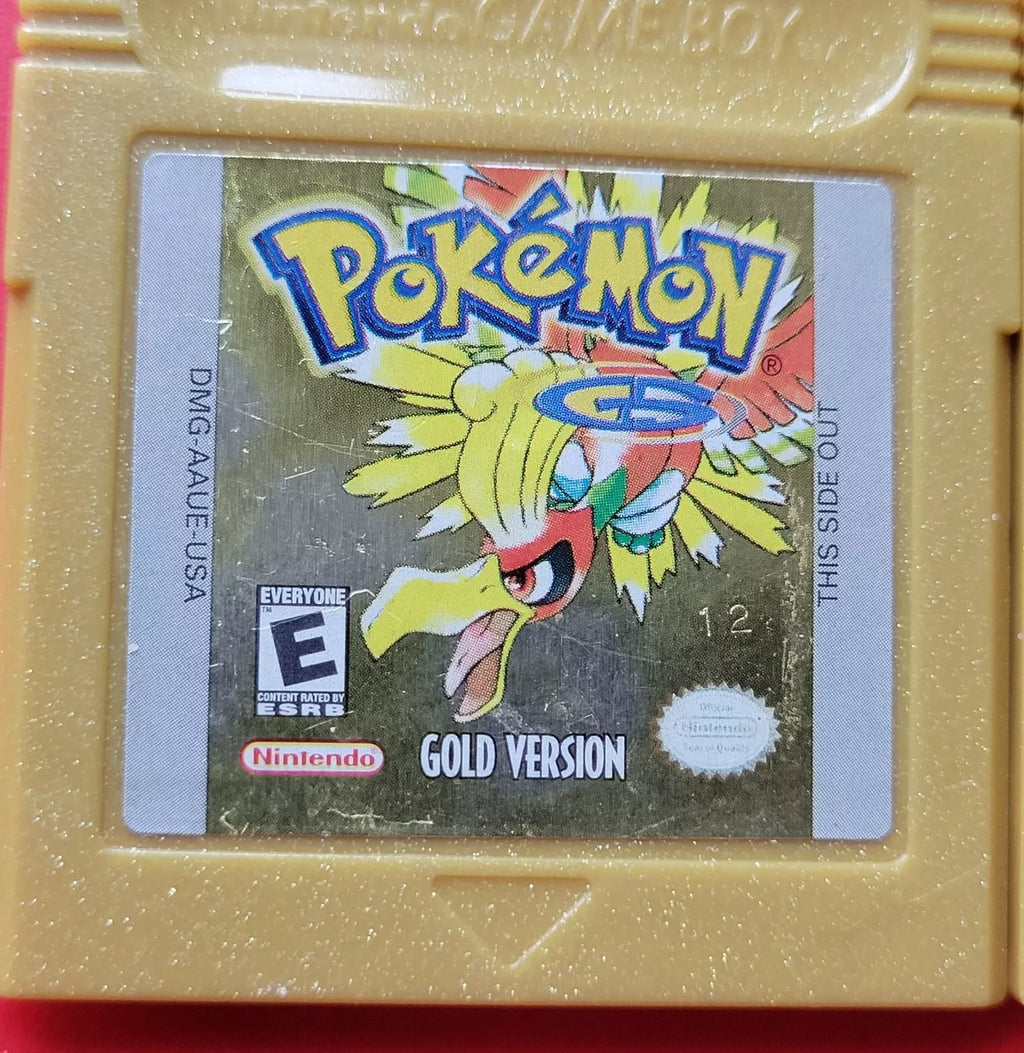 Pokemon: Gold Version Game Boy Color Nintendo GBC Authentic