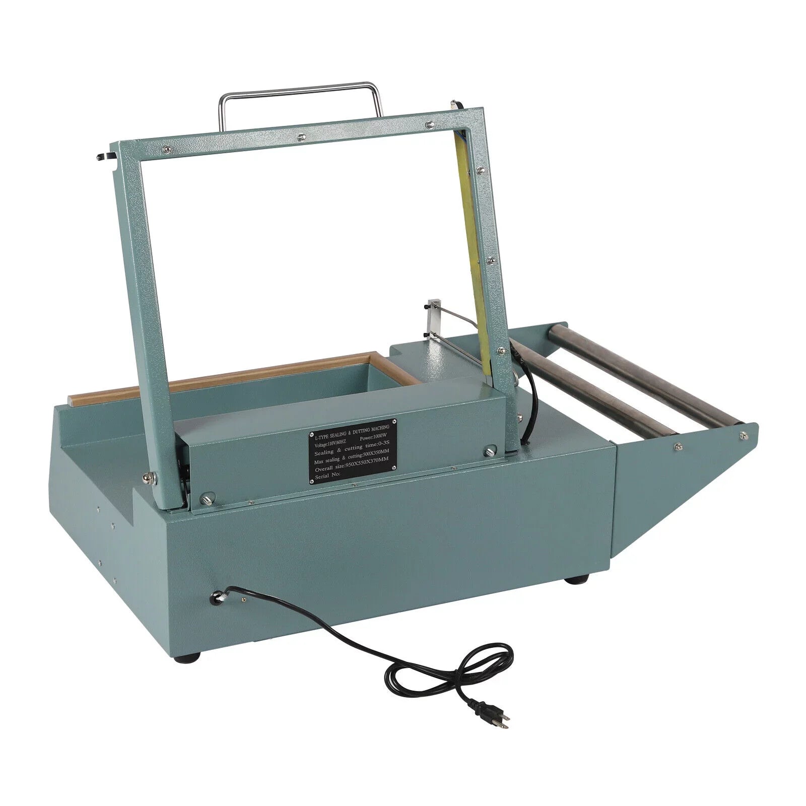 DENEST Shrink Wrap Sealing Machine L-bar Sealer Cutter Packing Machine Retail 1000W