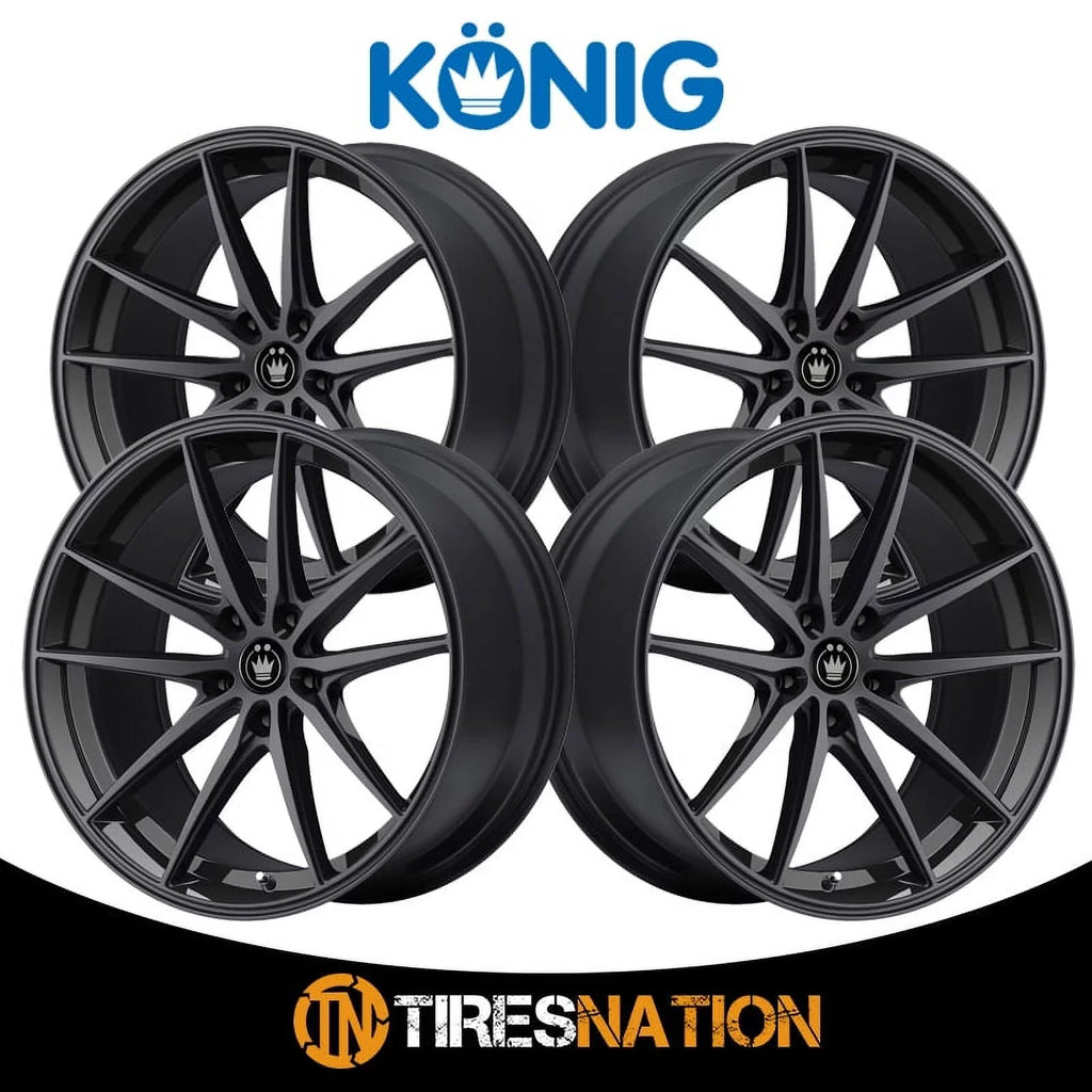 Konig 37B Oversteer 17x8 5x100 +45et Gloss Dark Wheel