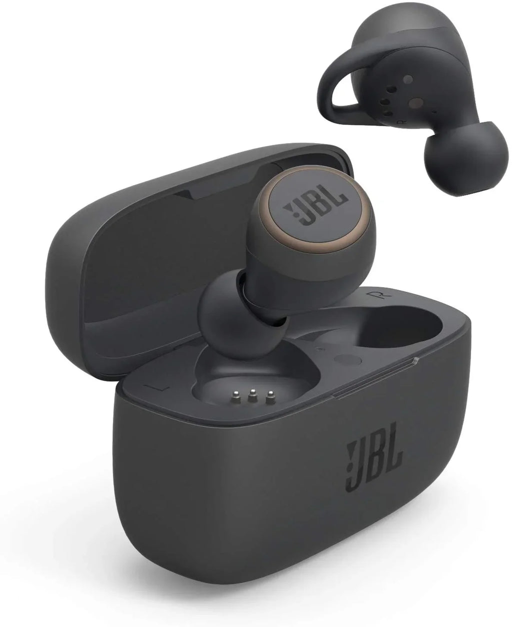 Restored JBL Live 300TWS True Wireless In-Ear Bluetooth Headphones - Dark (Refurbished)