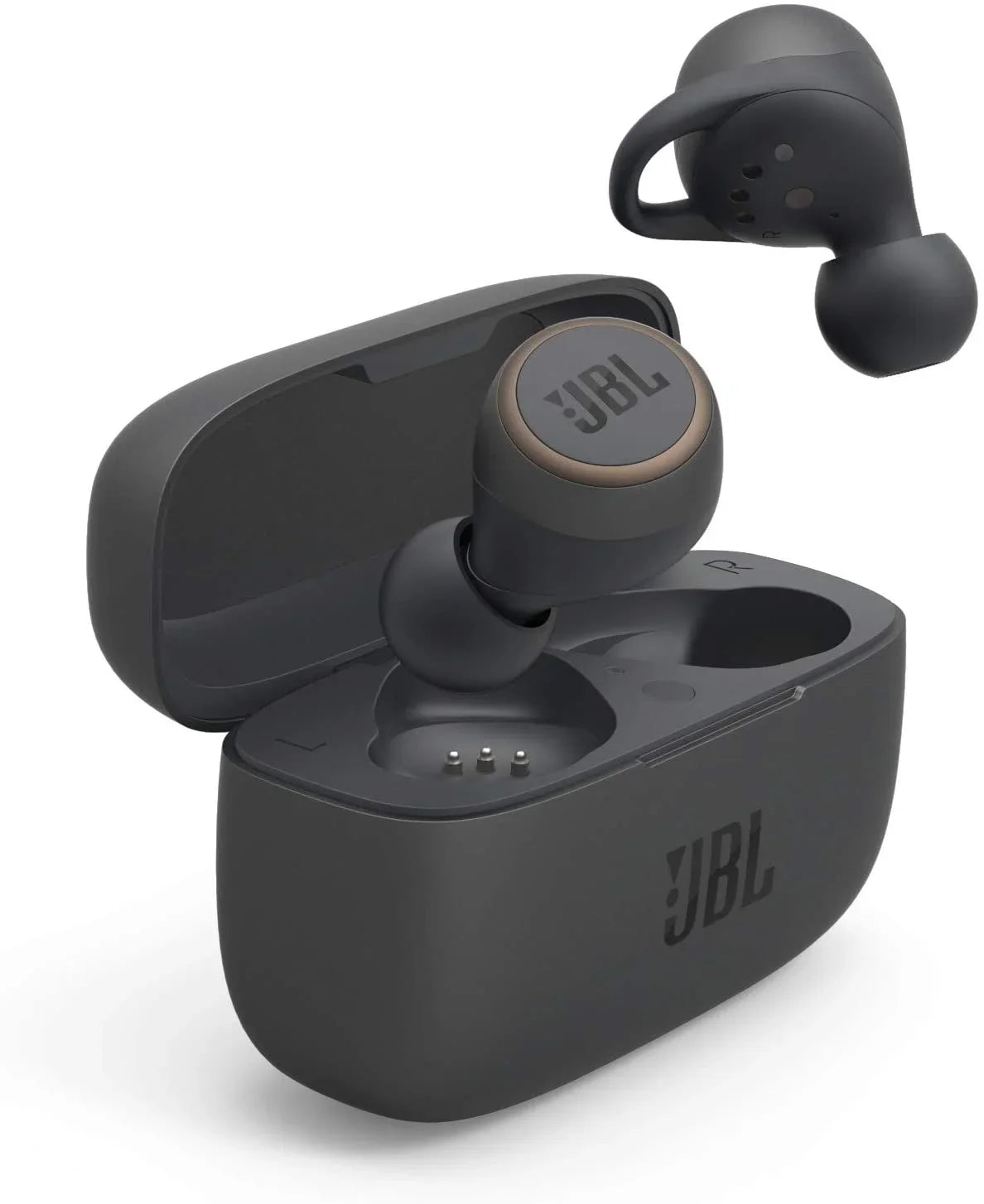 Restored JBL Live 300TWS True Wireless In-Ear Bluetooth Headphones - Dark (Refurbished)