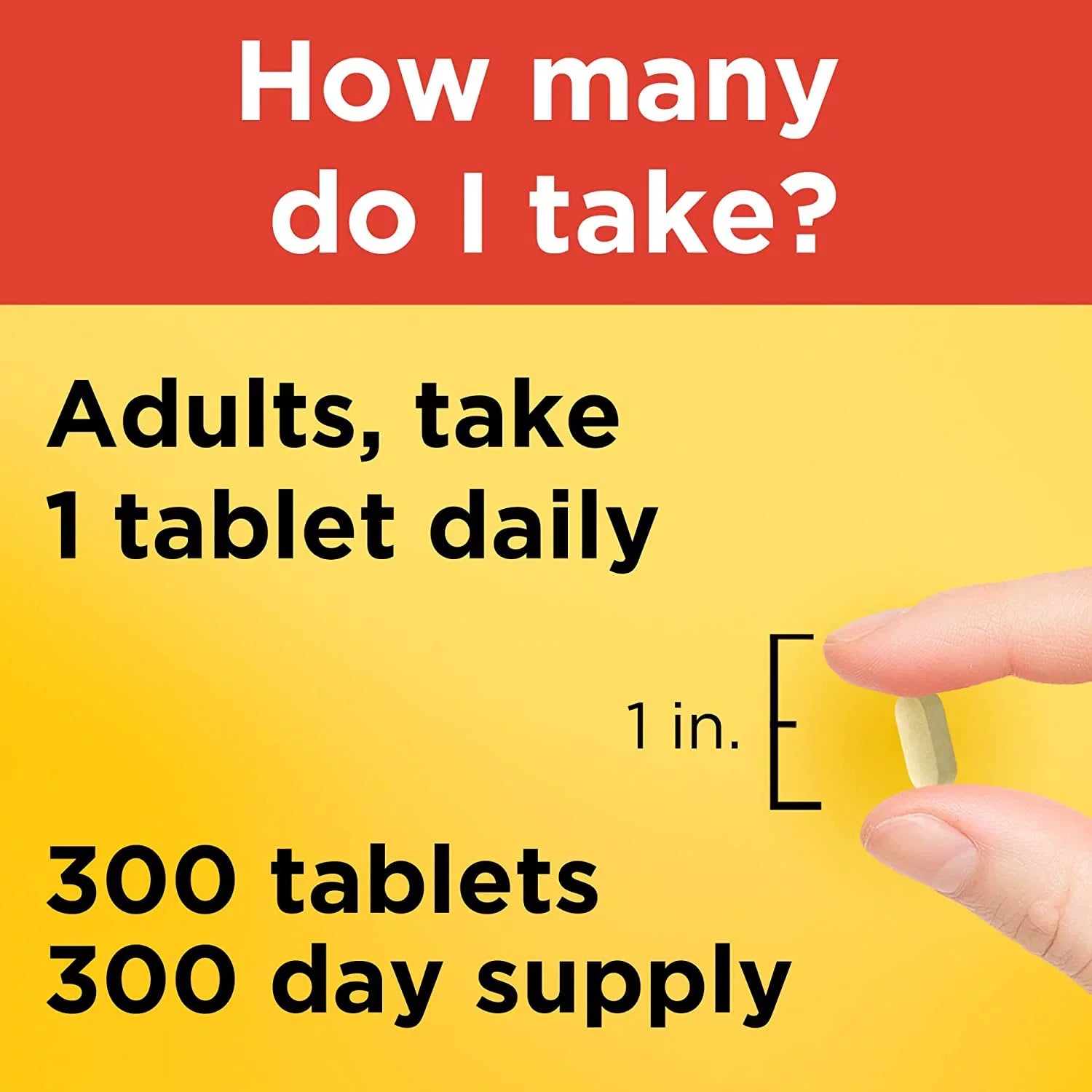 Nature Made Vitamin C 1000 mg, Dietary Supplement for Immune Support, 300 Tablets, 300 Day Supply