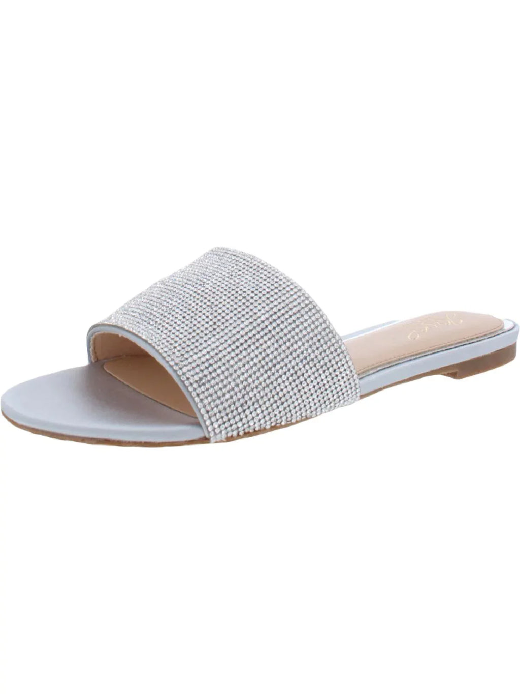 Jewel Badgley Mischka Womens Khaleesi Slip On Open Toe Slides