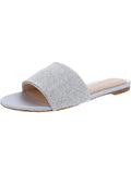 Jewel Badgley Mischka Womens Khaleesi Slip On Open Toe Slides