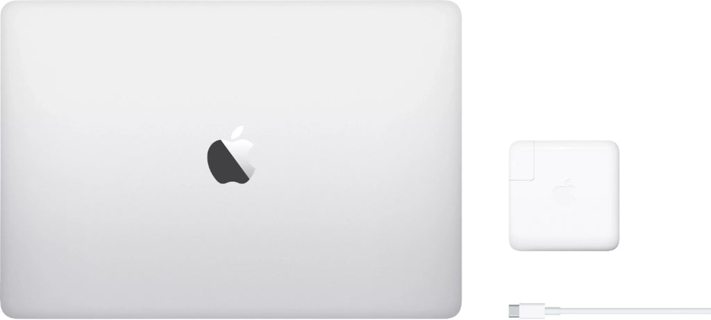 MacBook Pro 13-inch (i5 2.3GHz, 256GB SSD) (Mid 2018, MR9U2LL/A) - Silver Bundle with Ebony Zipper Sleeve + Laptop Starter Kit + Cleaning Kit (Refurbished)