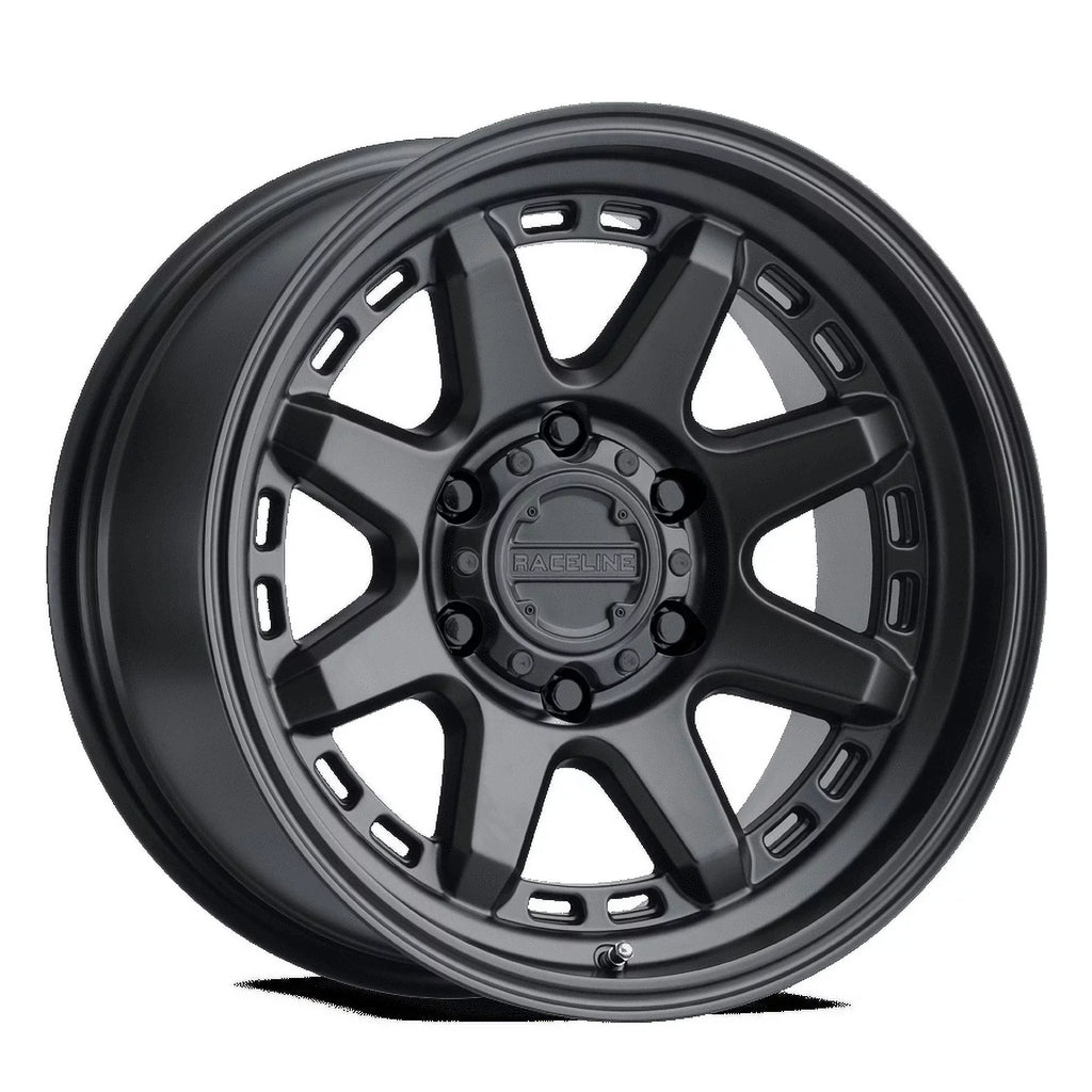 Raceline 947B-SCOUT 17" Cast Aluminum Wheel, SCOUT SATIN Ebony 17X8.5 5X150 0mm