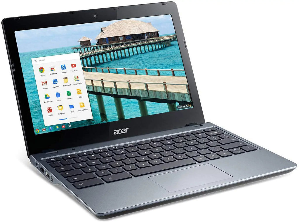 Restored Acer chromebook C720-2802 Laptop Computer, 1.40 GHz Celeron, 2GB DDR3 RAM, 16GB SSD Hard Drive, Chrome, 11" Screen (Refurbished)