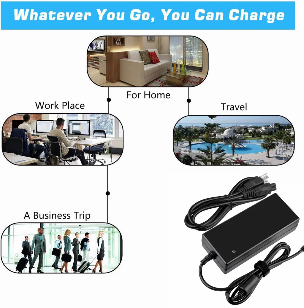 KONKIN BOO Compatible AC/DC Adapter Replacement for ZBook 15 Mobile Workstatioi7 16GB 750GB Video F2P51UTP#ABA48 Power Supply Cord Cable PS Charger Mains PSU