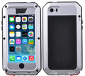 Gorilla Glass Aluminum Metal iPhone 5s Case (Silver) Heavy Duty Military Grade Shockproof and Scratch Resistant Protection, Rugged Outdoor Travel