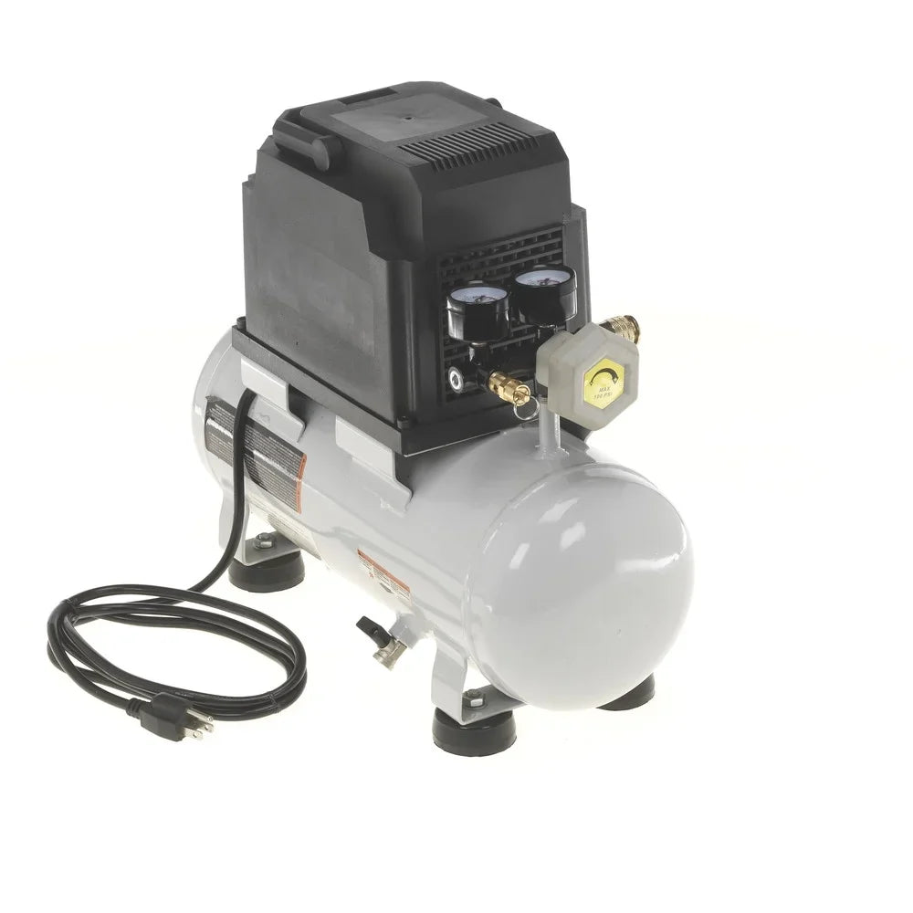 Quipall 2-.33 1/3 2 Gallon Oil-Free Hotdog Air Compressor
