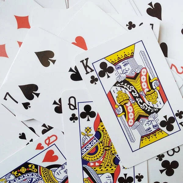 polygon tile colorful patterns score poker playing card index game