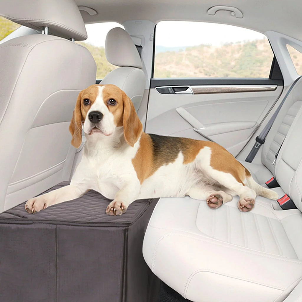 MSR Imports Dog Car Back Seat Extender Safer More Comfortable Back Seat Platform and Storage Jet