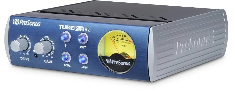 PreSonus TubePre V2 Vacuum Tube Preamp/DI Direct Box and (2) 6' XLR Cables