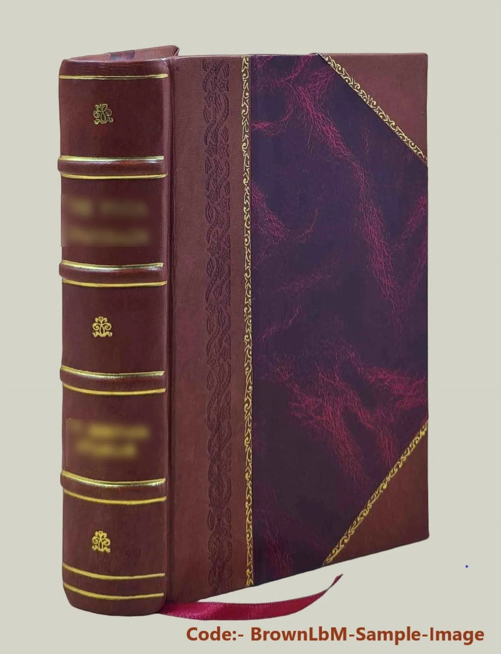 Imperatoris Iustiniani Institutionum libri quattuor / with introductions, commentary, and excursus, by J.B. Moyle. 1896 [Leather Bound]
