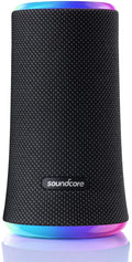 Anker Soundcore Flare 2 Bluetooth Speaker, with IPX7 Waterproof Protection and 360 Sound for Backyard and Beach Party, 20W Wireless Speaker with PartyCast, EQ Adjustment, and 12-Hour Playtime, Dark