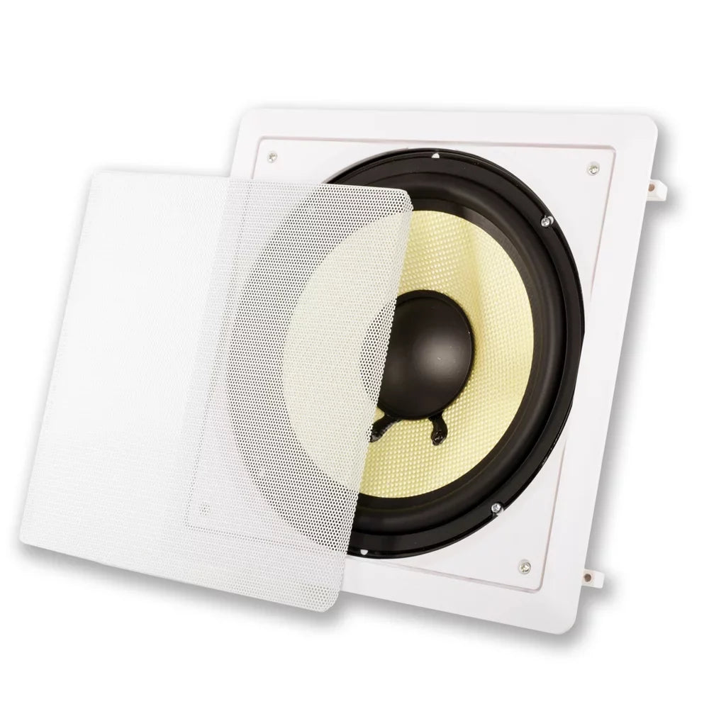 Acoustic Audio HD-S10 Flush Mount Subwoofers with 10" Speaker and Amps 2 Pack