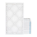 16x24x1 MERV 11, MPR 1000 Pleated AC Furnace 1" Air Filters by Pamlico. Case of 12. Actual Size: 15-1/2 x 23-1/2 x 3/4