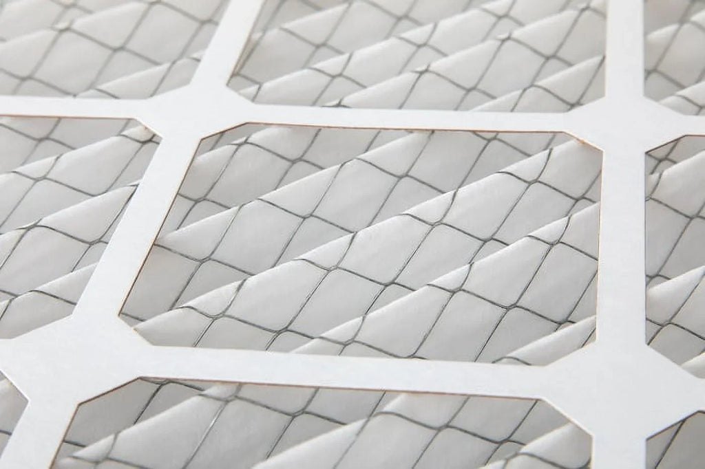 6 Pack of 12x25x1 MERV 10 Pleated Air Filters by Glasfloss. Actual Size: 11-1/2 x 24-1/2 x 7/9