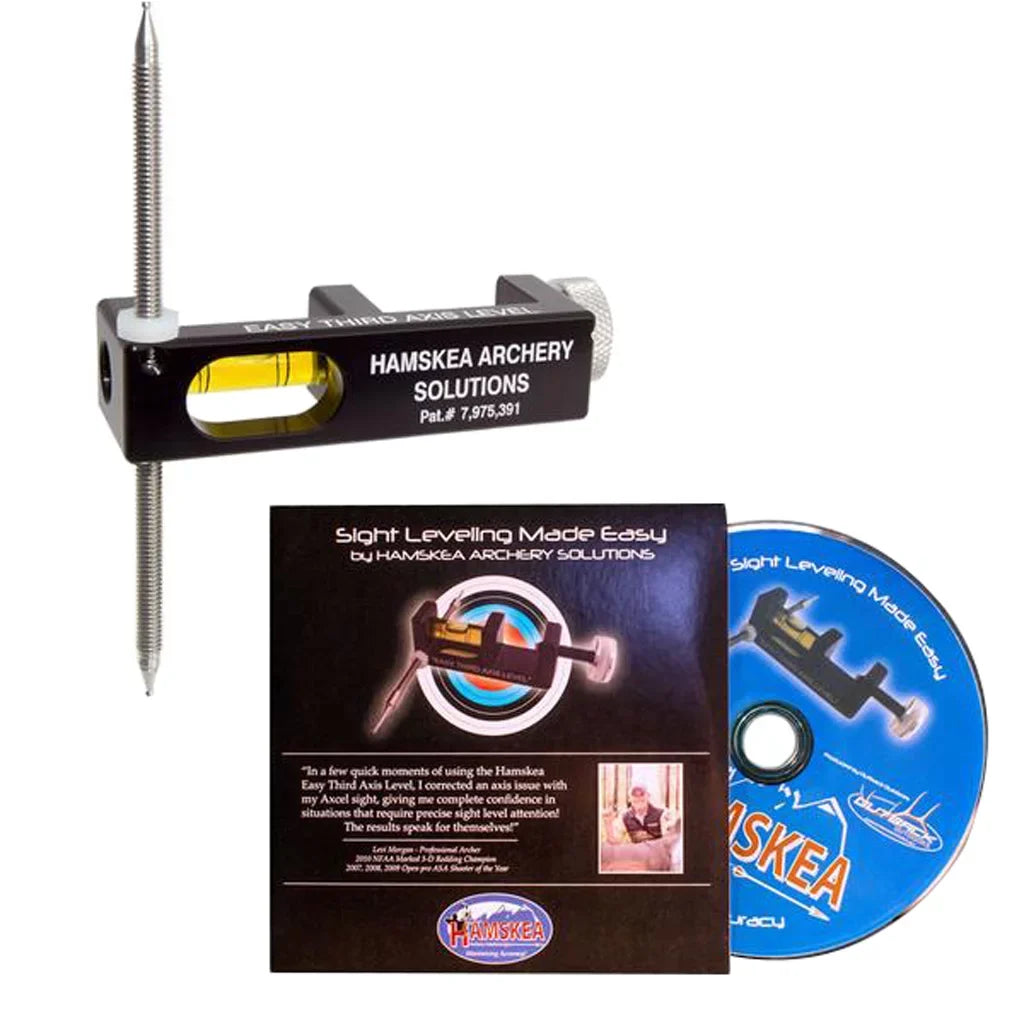 Hamskea 106001 Easy Third Axis Target Sight Level and Instructional DVD Combo