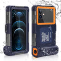 UrbanX Professional [15m/50ft] Swimming Diving Surfing Snorkeling Photo Video Waterproof Protective Case Underwater Housing for Tecno Camon 17 And all Phones Up to 6.9 Inch LCD with Lanyard