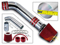 Rtunes Racing Short Ram Air Intake Kit + Filter Combo RED Compatible For 06-08 Infiniti M35 3.5L V6