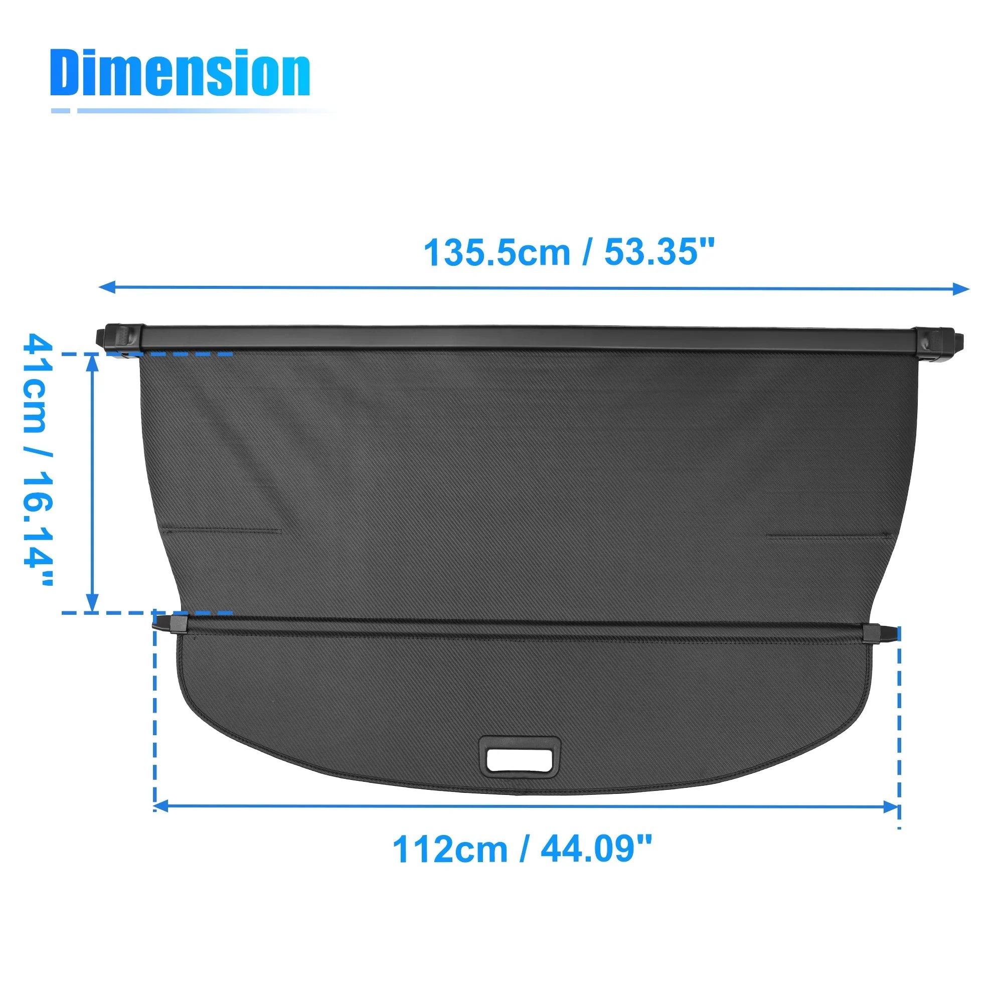 Unique Bargains Retractable Cargo Cover Rear Trunk cover Shield Shade Fit for Nissan Rogue 2021-2024 Not for Rogue Sport