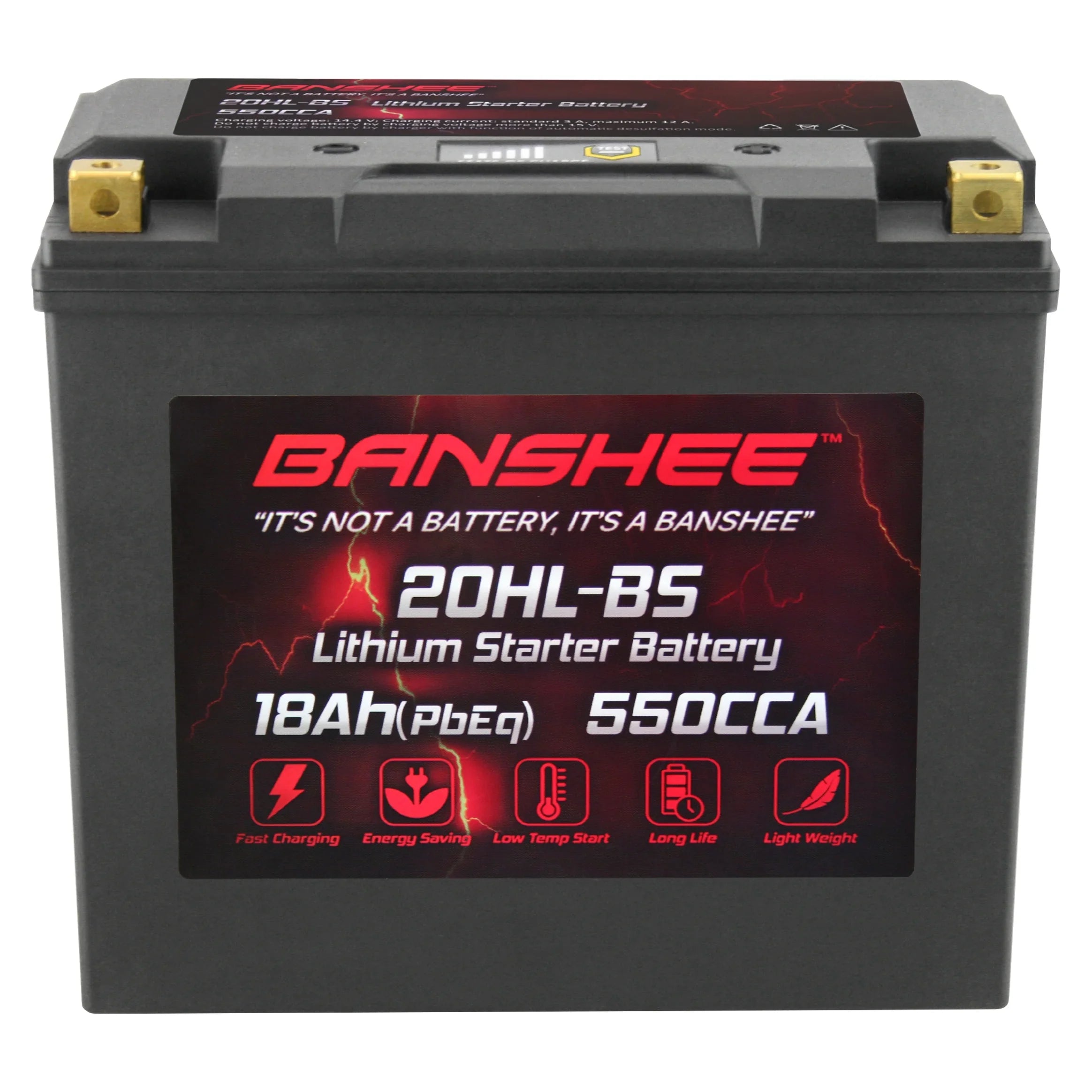 Banshee 20L-BS LiFePO4 Motorsports Battery Compatible with Yamaha FX1800 WaveRunner FX SHO 2008 to 2012