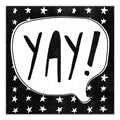 Creative Products Yay! 12x12 Canvas Wall Art