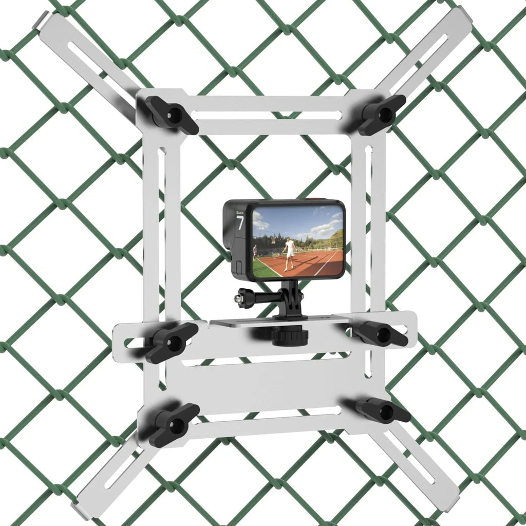 Fence Mount for GoPro, iPhone, Phones, Digital Action Camera, to a Chain Link Fence for Recording Baseball,Softball