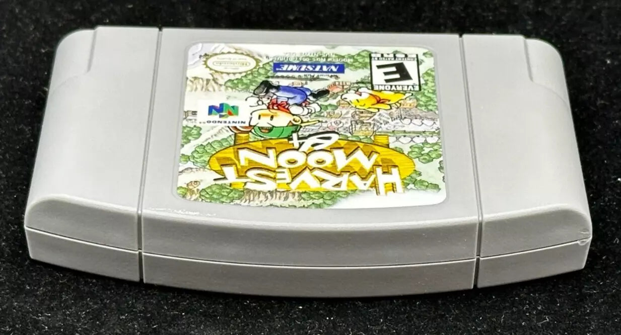 Harvest Moon 64 Nintendo 64 N64 Cassette Genuine Only NATSUME-