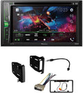 KIT4691 Bundle for 2008-2016 Chrysler Town & Country W/ Pioneer AVH-241EX Double DIN Car Stereo with Bluetooth/Backup Camera/Install Kit/in-Dash DVD/CD AM/FM 6.2" Touchscreen Digital Media Receiver