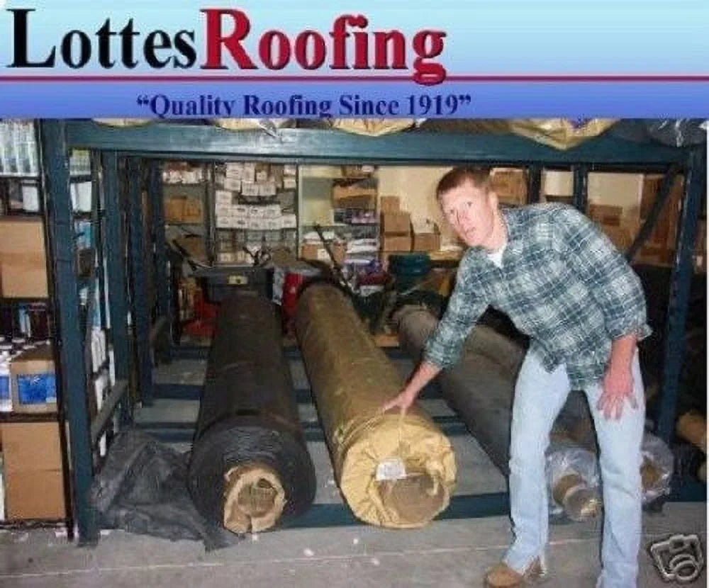 20' x 30' Ebony 45 MIL EPDM RUBBER ROOF ROOFING BY LOTTES COMPANIES