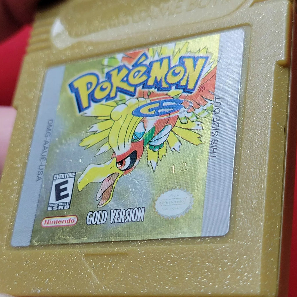 Pokemon: Gold Version Game Boy Color Nintendo GBC Authentic