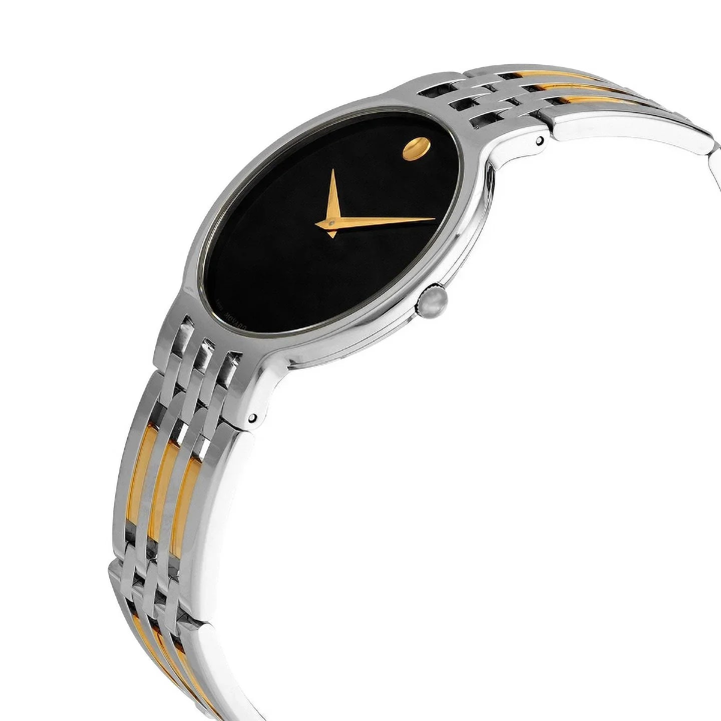 MOVADO 0606962 ESPERANZA Ebony DIAL TWO TONE STAINLESS STEEL MENS WATCH