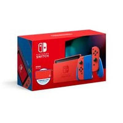 Nintendo Switch with Red Joy-Con - Mario Red & Blue Edition - game console - Full HD - red