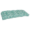 Blazing Needles 42 x 19 in. U-Shaped Patterned Spun Polyester Tufted Settee & Bench Cushion, Elipse Pool