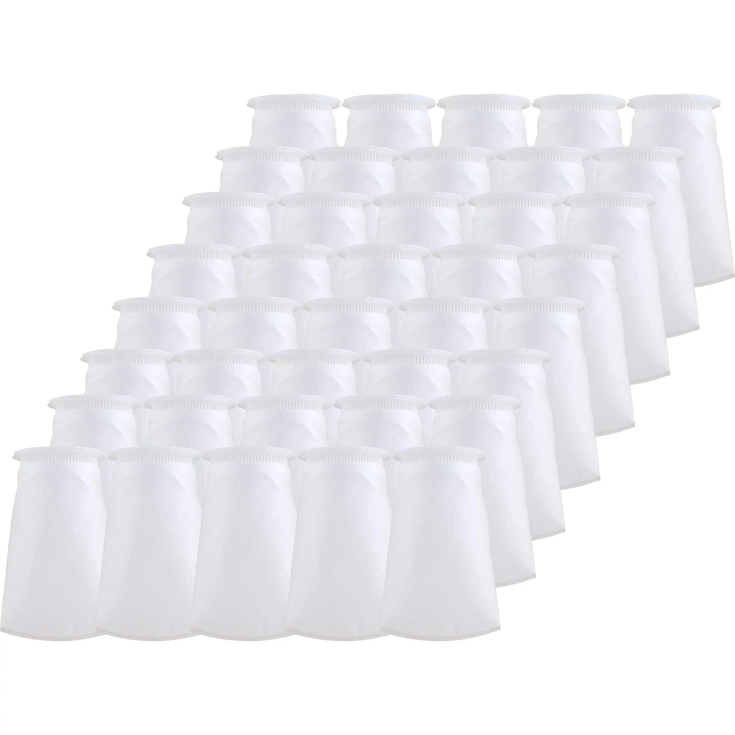SpiroPure SP-BP-410-25 25 Micron #3 (10”) Glazed Polypropylene Felt Liquid Bag Filter BP-410-25 155389-03 (Case of 40)