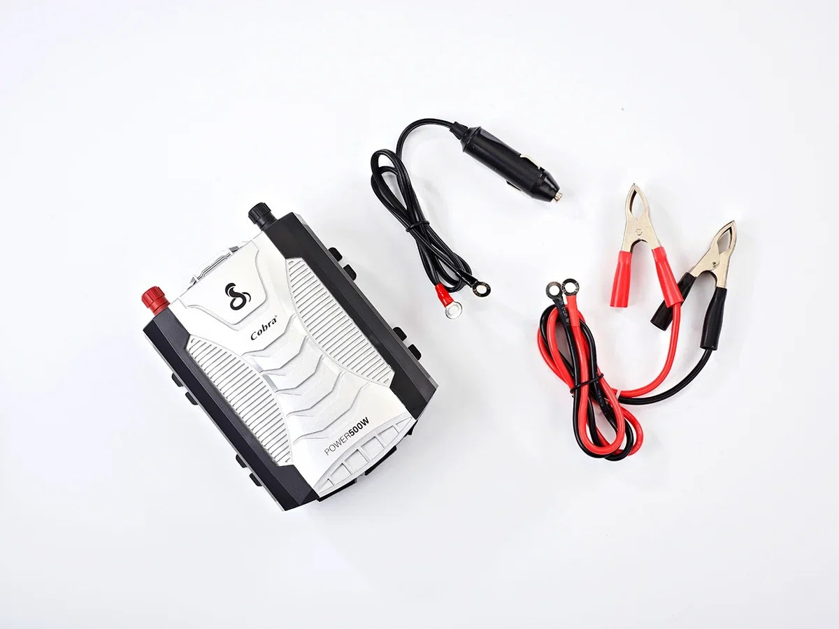 Cobra POWER 500W | Power 500-Watt Power Inverter with Fast Charge USB (CPI 500W)