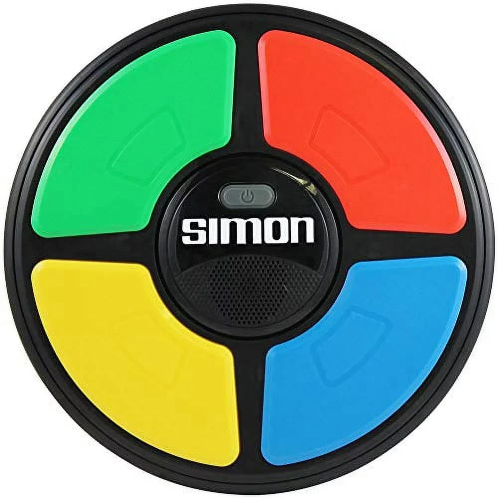 Basic Fun Simon Electronic Game with Digital Screen and Built-In Counter, 9-Inch Thickness