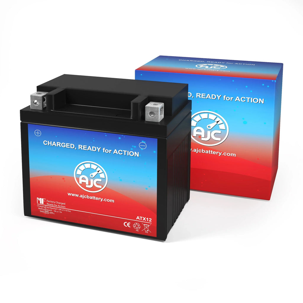 AJC Battery Compatible with Honda TRX250TM FourTrax Recon 250CC ATV Replacement Battery (1997-2019)