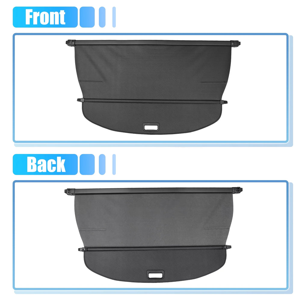 Unique Bargains Retractable Cargo Cover Rear Trunk cover Shield Shade Fit for Nissan Rogue 2021-2024 Not for Rogue Sport