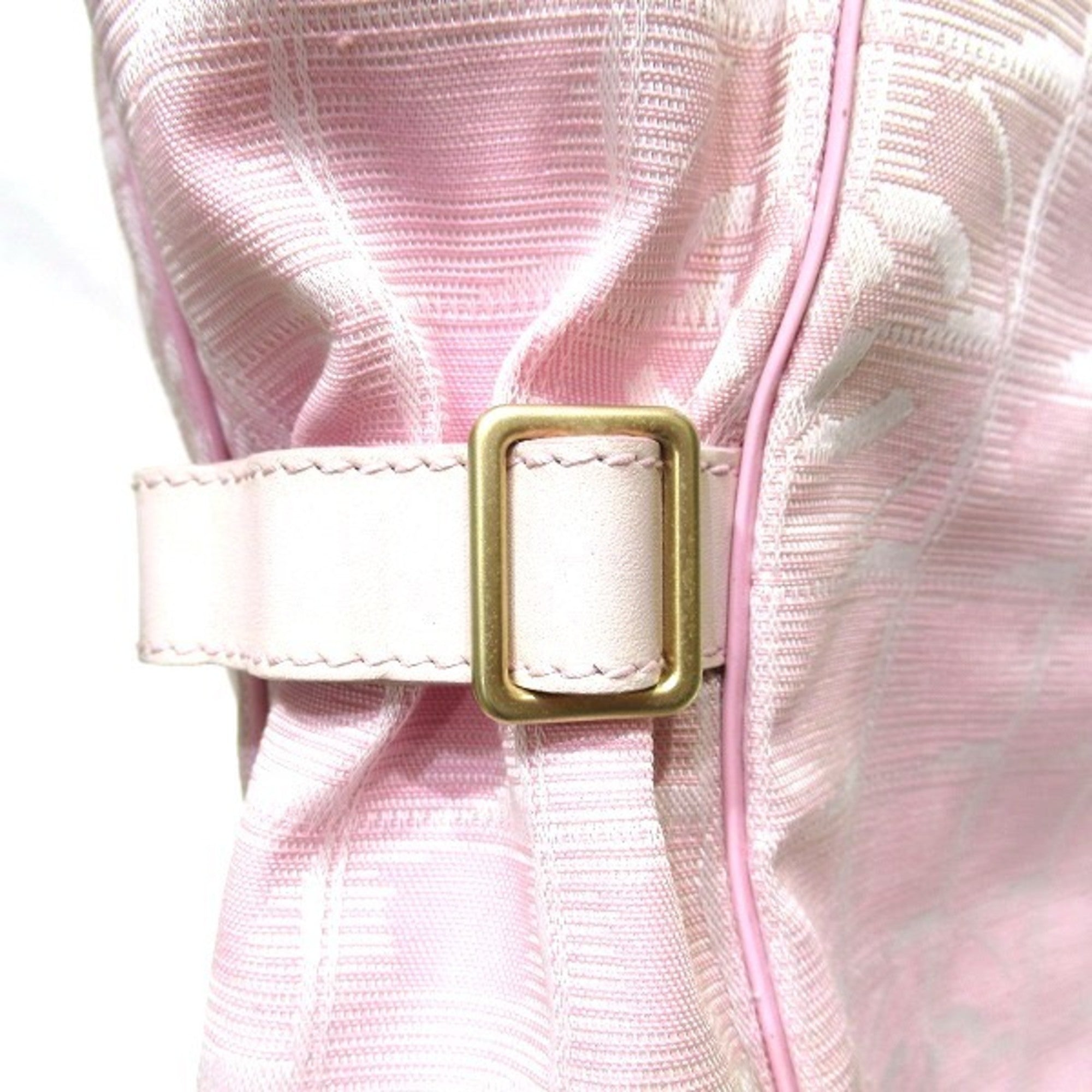 Pre-Owned CHANEL New Travel GM Pink A15825 Bag Tote Women's (Good)