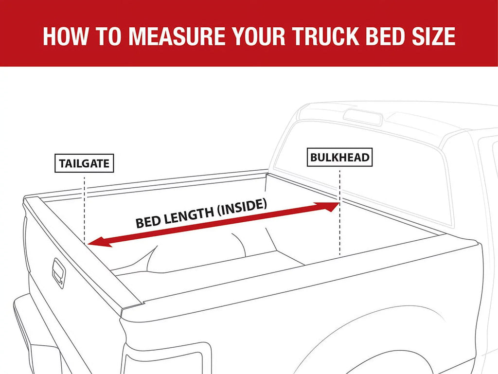 MaxMate Soft Tri-fold Truck Bed Tonneau Cover Compatible with 2019-2024 Ford Ranger | 5' (61") Bed | TCF371066