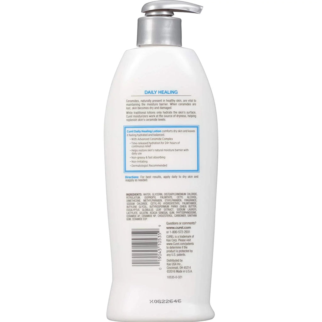 Curel Daily Healing Original Lotion For Dry Skin 13 oz (Pack of 6)