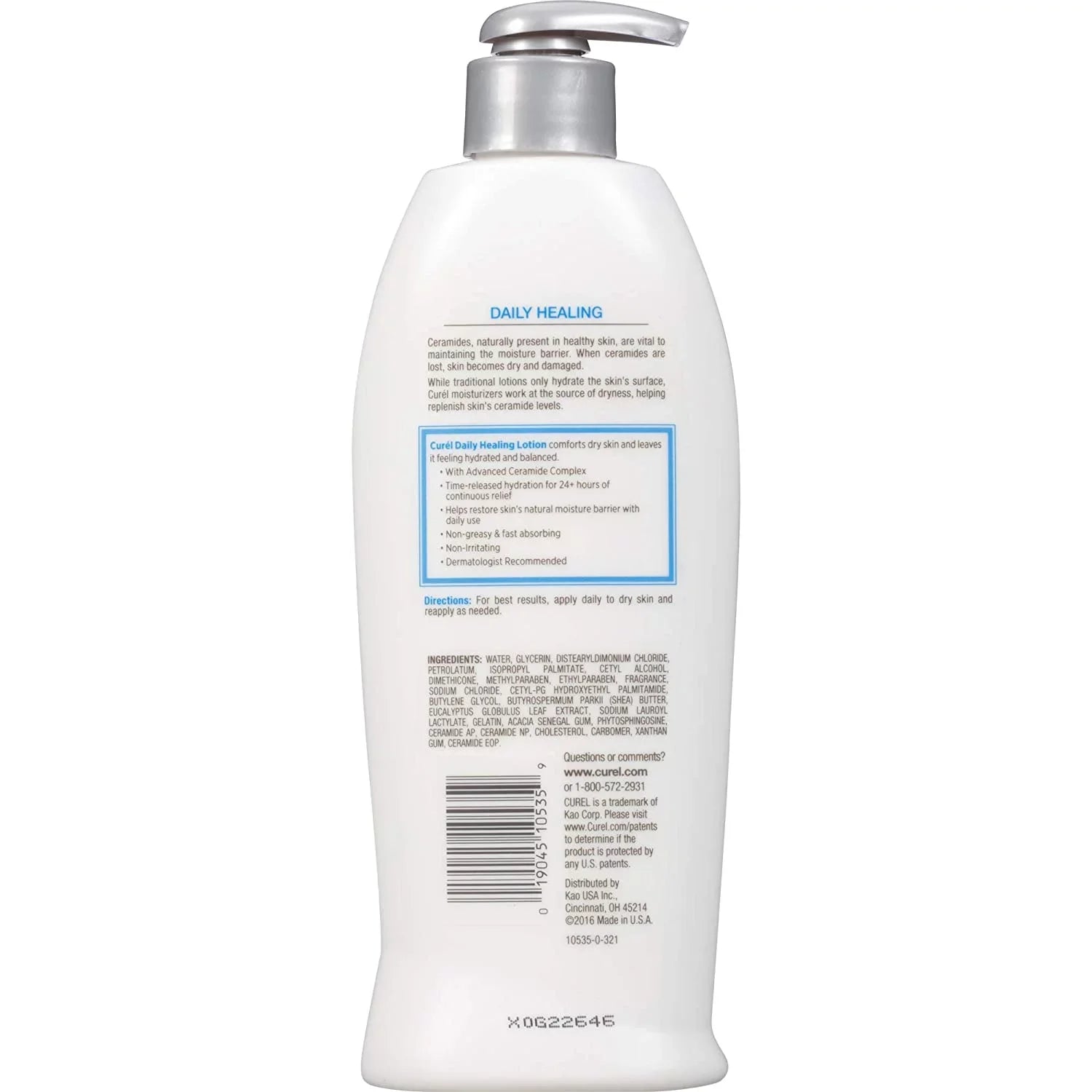 Curel Daily Healing Original Lotion For Dry Skin 13 oz (Pack of 6)