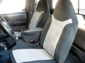 F286 2002-2003 Ford Ranger 60/40 Split Seat with Opening Center Console in Gray and Dark Twill