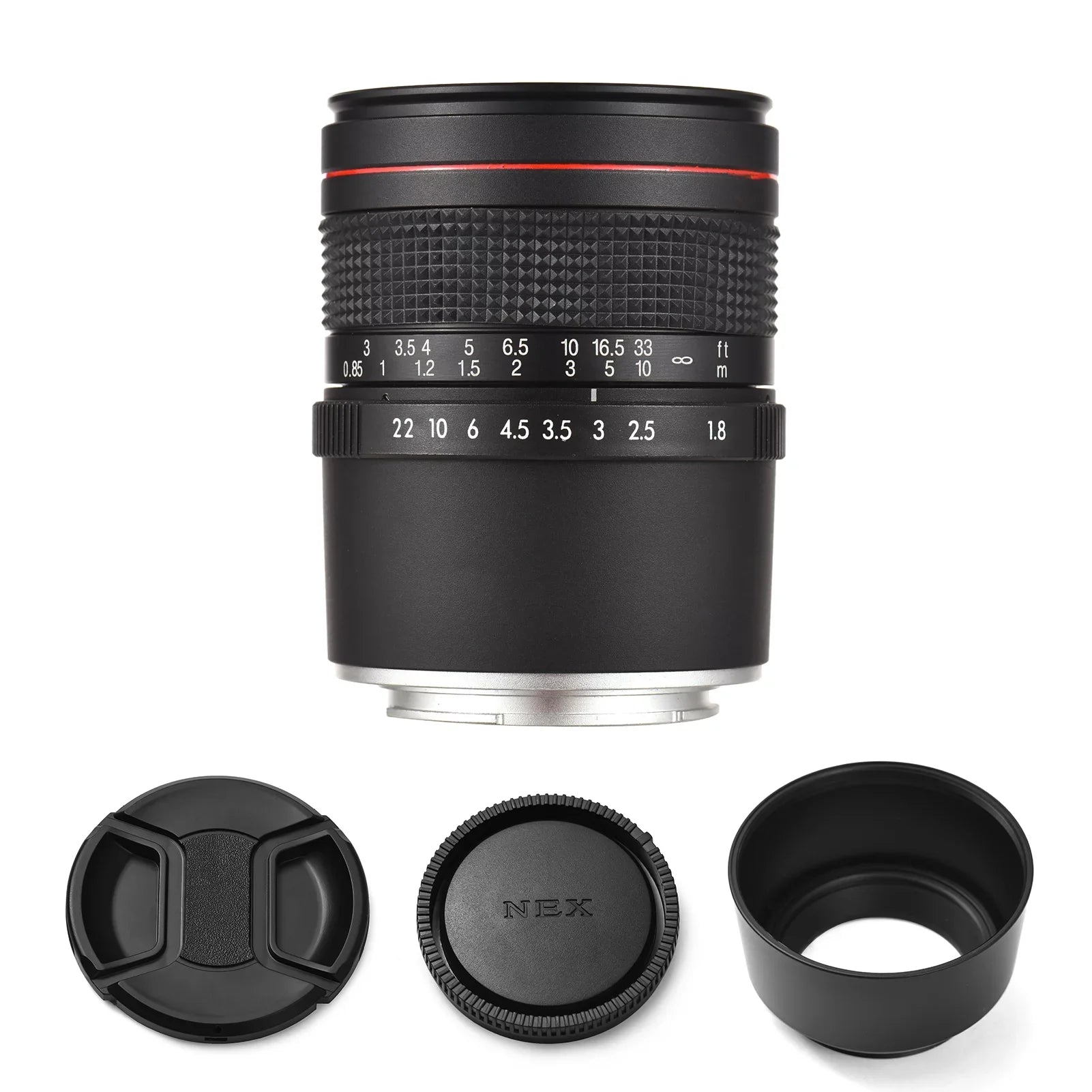 Andoer 85mm F1.8 Medium Telephoto Manual Focus Lens with Large Aperture, Suitable for A7 Series, A9, A6400, A6500, A6300, A6000, A5100 Cameras