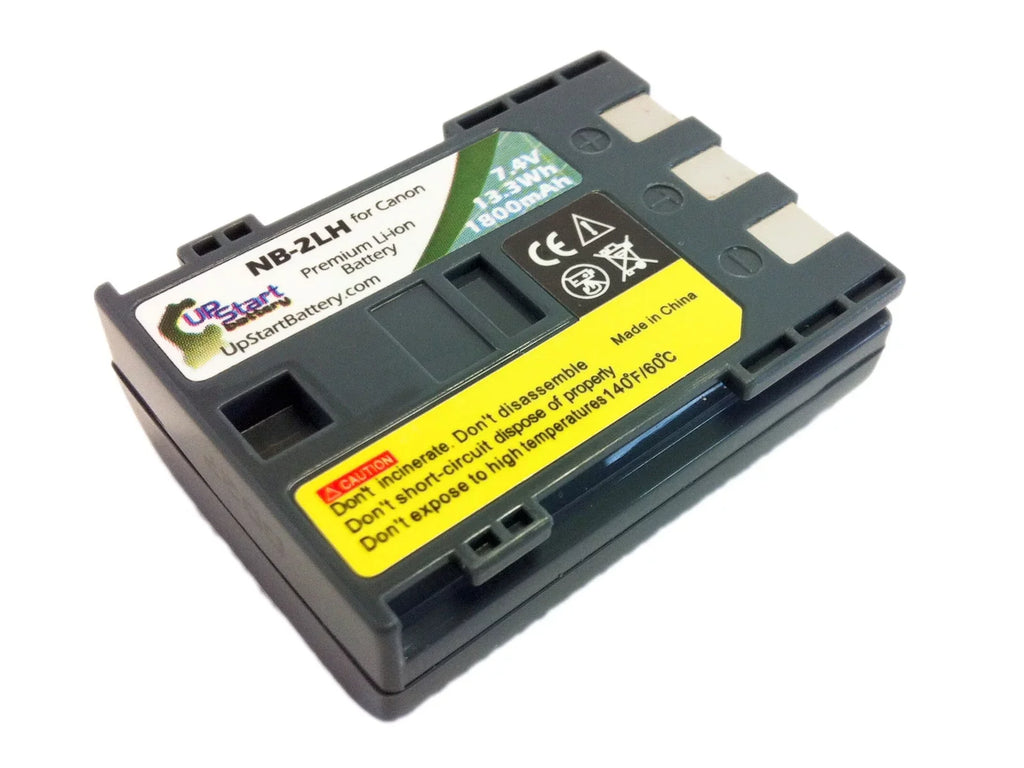 2x Pack - Rebel XT Battery - Replacement for NB-2LH Digital Camera Battery (1800mAh, 7.4V, Lithium-Ion)