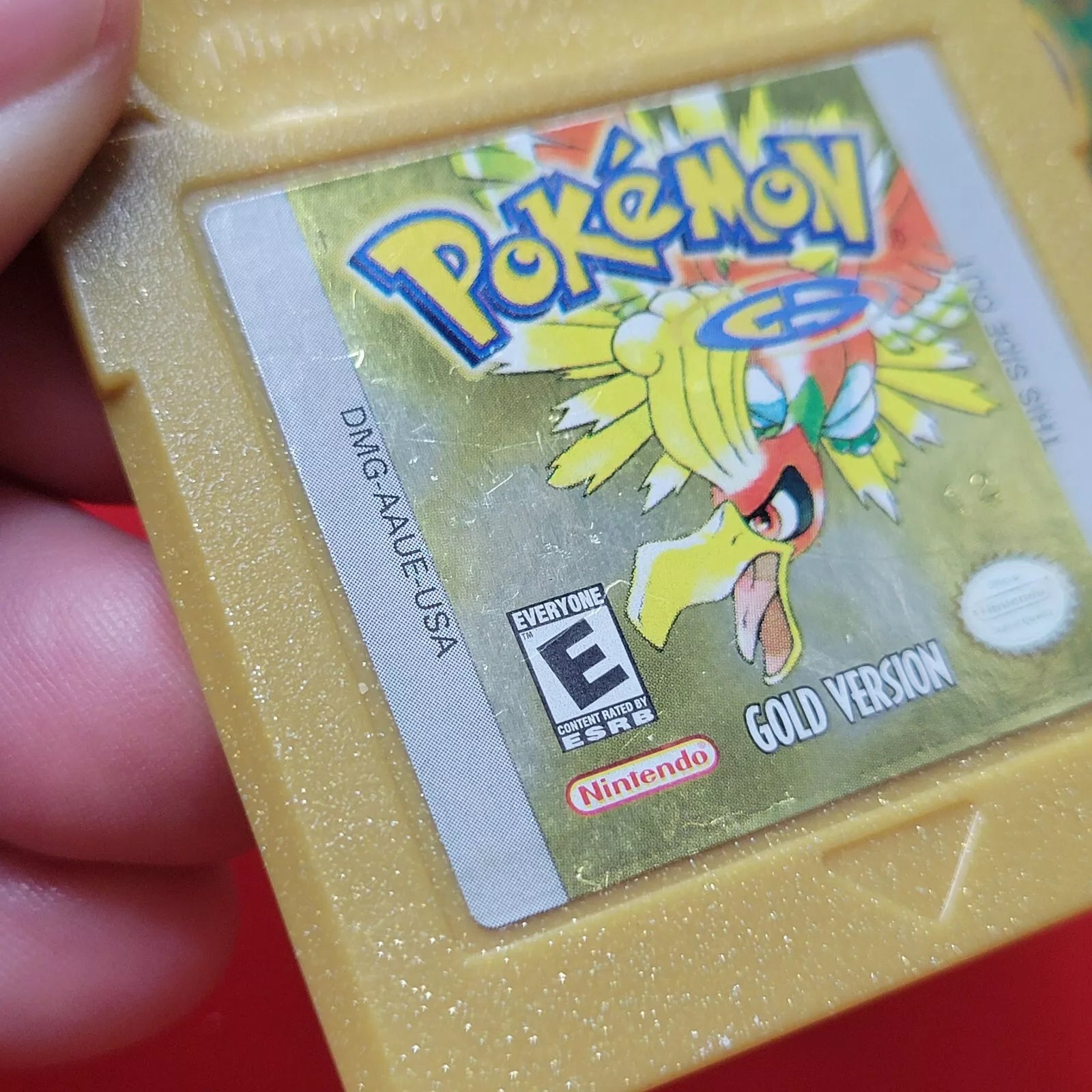 Pokemon: Gold Version Game Boy Color Nintendo GBC Authentic