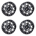 (4 Pack) 4/137 Tusk Wasatch Beadlock Wheel 15x7 5.0 + 2.0 Jet For CAN-AM Defender HD10 Pro DPS 2020-2022